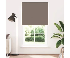 Roletas, neperšlampamas, kavos spalvos, 120x210 cm, audinys, plotis 116,6 cm, poliesteris