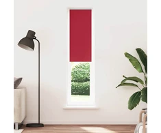 Roletas, neperšlampamas, raudonos spalvos, 40x210 cm, audinys, plotis 35,7 cm, poliesteris