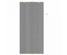 Roletas Pilka 110 x 220 cm Bambukas