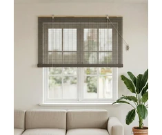 Roletas Pilka 150 x 160 cm Bambukas
