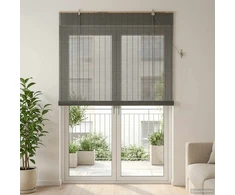 Roletas Pilka 160 x 220 cm Bambukas