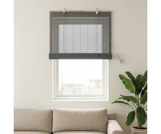 Roletas Pilka 40 x 160 cm Bambukas