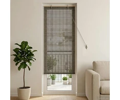 Roletas Pilka 40 x 220 cm Bambukas