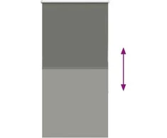 roletas Pilka 70x150 cm audinio plotis 65,7 cm poliesteris