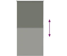 roletas Pilka 80x150 cm audinio plotis 75,7 cm poliesteris