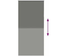 roletas Pilka 90x230 cm audinio plotis 85,7 cm poliesteris