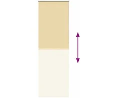 roletas smėlio spalvos 70x210 cm audinio plotis 65,7 cm