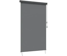 Roletas Šviesiai pilka 120 x 250 cm Audinys ir aliuminis