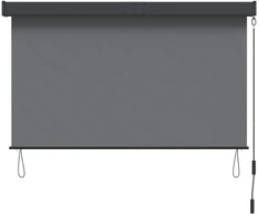 Roletas Šviesiai pilka 120 x 250 cm Audinys ir aliuminis