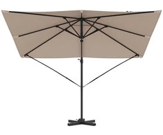 Roma Parasol Taupe 286 x 284 x 265 cm Aliuminis ir poliesteris