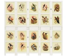 Romdivider Panel Balta 176,5 x 165 cm MDF plokštė