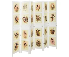 Romdivider Panel Balta 212 x 165 cm MDF plokštė