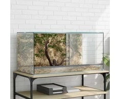 Terariumas su saugykla Skaidrus 80 x 40 x 40 cm Stiklas