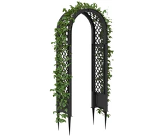 Rožių arka su spygliais Antracito 97 x 43 x 218 cm PP