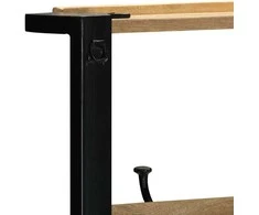 rūbų kabykla 80x40x190 cm masyvo neapdoroto medžio mango