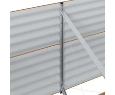 Pakelta lova Ruda 240 x 80 x 81 cm Plienas