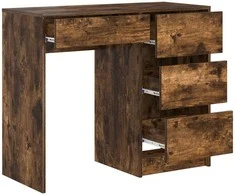Stalas Rūkyta ąžuolas 90 x 37.5 x 75 cm Apdirbta mediena