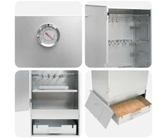 Rūkykla 3 vnt. 44,5 x 29 x 110 cm Galvanizuotas plienas