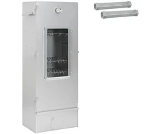 Rūkykla 3 vnt. 44,5 x 29 x 110 cm Galvanizuotas plienas
