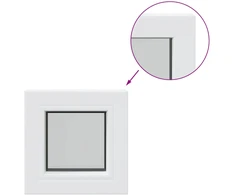 Rūsyje langas RISOR 30 x 30 cm PVC ir stiklas