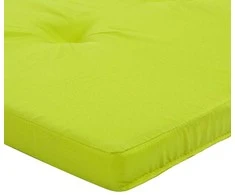 Kėdžių pagalvės Paprastas 2 pcs Ryškiai žalia 58 x 77 x 4,5 cm