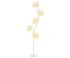 S formos LED kalėdinė eglutė Balta 20 x 20 x 175 cm Plienas