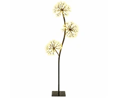 S formos LED kalėdinė eglutė Juoda 18 x 18 x 120 cm Plienas