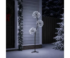 S formos LED kalėdinė eglutė Juoda 18 x 18 x 120 cm Plienas