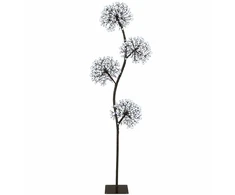 S formos LED kalėdinė eglutė Juoda 18 x 18 x 150 cm Plienas