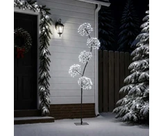 S formos LED kalėdinė eglutė Juoda 20 x 20 x 175 cm Plienas
