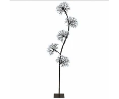 S formos LED kalėdinė eglutė Juoda 20 x 20 x 175 cm Plienas