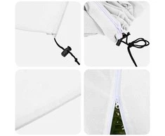 Šalčio Apsauginiai Augalų Fleece Dangčiai 5 pcs Balta