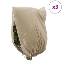 Šalčio Apsauginiai Augalų Fleece Dangčiai 3 pcs Smėlio