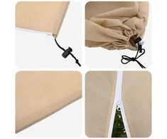 Šalčio Apsauginiai Augalų Fleece Dangčiai 5 pcs Smėlio