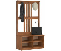 salės medis "SANDNES" 87x40x159,5 pušies masyvo