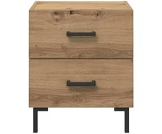 Šalia lovos spintelė 2 pcs Amatininkų ąžuolas 40 x 35 x 47,5 cm