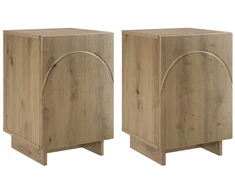 Šalia lovos spintelė 2 pcs Artisano ąžuolo 33,5 x 34,5 x 50 cm