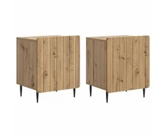 Šalia lovos spintelė 2 pcs Artisano ąžuolo 43 x 34,5 x 52 cm