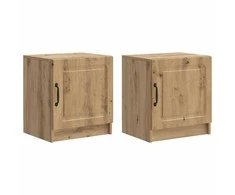 Šalia lovos spintelė 2 pcs Artisano ąžuolo 43 x 34,5 x 47 cm