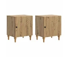 Šalia lovos spintelė 2 pcs Artisano ąžuolo 43 x 34,5 x 50 cm
