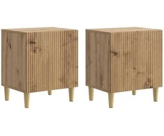 Šalia lovos spintelė 2 pcs Artisano ąžuolo 43 x 34,5 x 50 cm