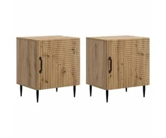 Šalia lovos spintelė 2 pcs Artisano ąžuolo 43 x 34,5 x 50 cm