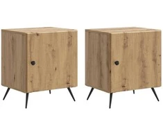 Šalia lovos spintelė 2 pcs Artisano ąžuolo 43 x 34,5 x 50 cm