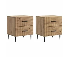 Šalia lovos spintelė 2 pcs Artisano ąžuolo 43 x 34,5 x 47,5 cm