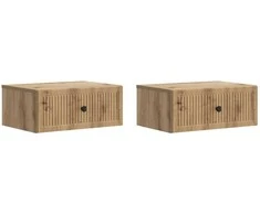 Šalia lovos spintelė 2 pcs Artisano ąžuolo 49 x 34,5 x 20 cm