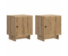 Šalia lovos spintelė 2 pcs Artisano ąžuolo 43 x 34,5 x 50 cm