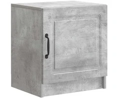 Šalia lovos spintelė 2 pcs Betono pilka 43 x 34,5 x 47 cm