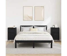 Šalia lovos spintelė 2 pcs Juodas ąžuolas 40 x 35 x 70 cm