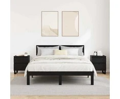 Šalia lovos spintelė 2 pcs Juodas ąžuolas 40 x 35 x 50 cm