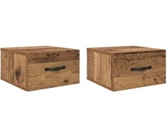 Šalia lovos spintelė 2 pcs Sena mediena 35 x 35 x 20 cm